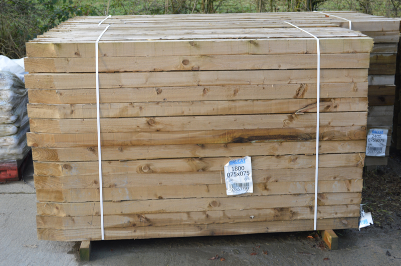 Fencing Post Square Pointed 75mm Products for Agricultural & Farm Supplies Northern Ireland