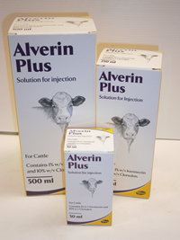 Alverin Plus Injection for Cattle
