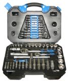 Tala 58 Piece 1/4in and 1/2in Drive Socket Set